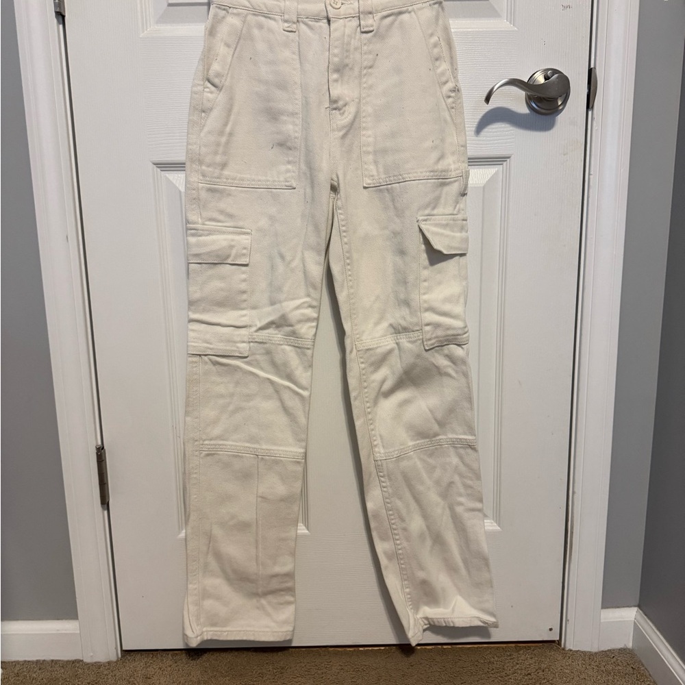 PacSun Cream Cargo Pants